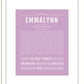 Frame Options | Lilac | Black Frame, Matted