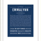 Frame Options | Midnight Blue | Black Frame, Matted