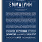Frame Options | Midnight Blue | White Frame, Matted