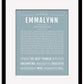 Frame Options | Powder Blue | Maple Frame, Matted