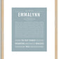 Emmalynn | Name Art Print