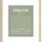 Emmalynn | Name Art Print
