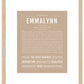 Emmalynn | Name Art Print