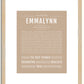 Emmalynn | Name Art Print