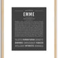 Emme | Name Art Print