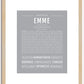 Emme | Name Art Print