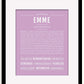 Frame Options | Lilac | Black Frame, Matted