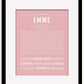 Frame Options | Dusty Rose | Black Frame, Matted