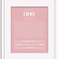 Frame Options | Dusty Rose | White Frame, Matted