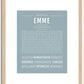 Emme | Name Art Print