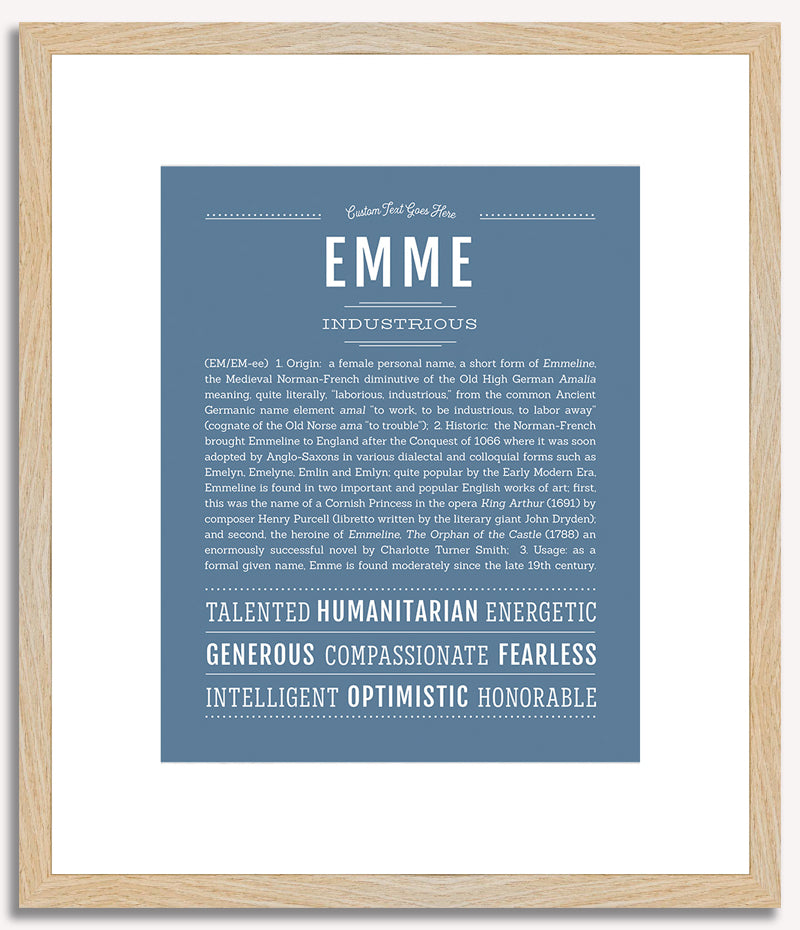 Emme | Name Art Print