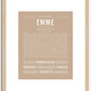 Emme | Name Art Print