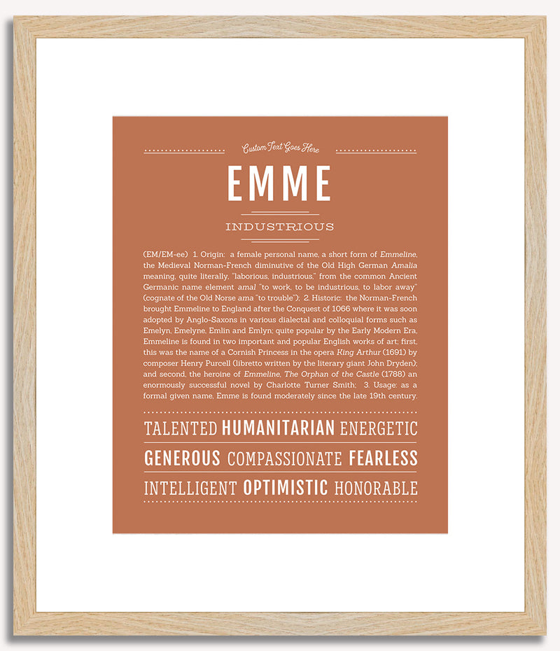 Emme | Name Art Print