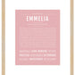 Emmelia | Name Art Print