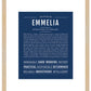 Emmelia | Name Art Print