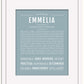 Emmelia | Name Art Print