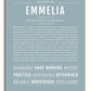 Frame Options | Powder Blue | White Frame, Matted