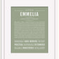 Emmelia | Name Art Print