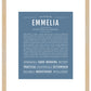Emmelia | Name Art Print