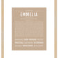 Emmelia | Name Art Print
