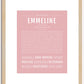 Emmeline | Name Art Print