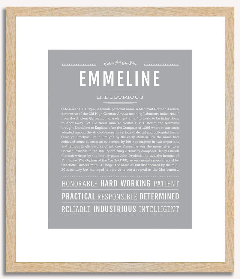 Emmeline | Name Art Print