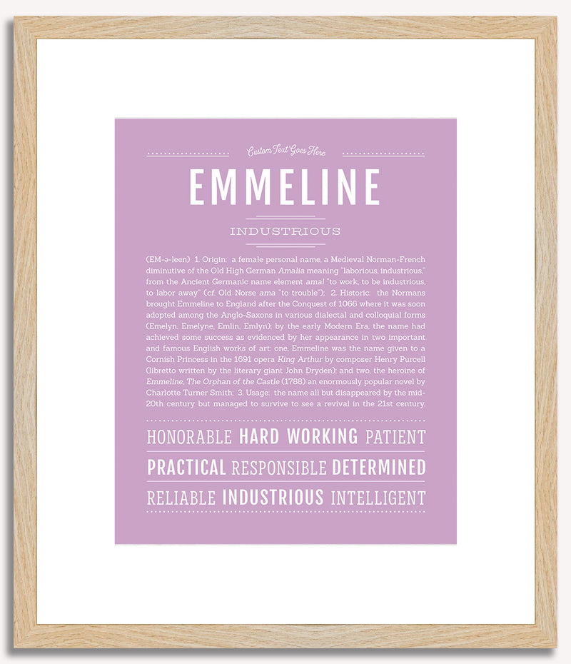 Emmeline | Name Art Print