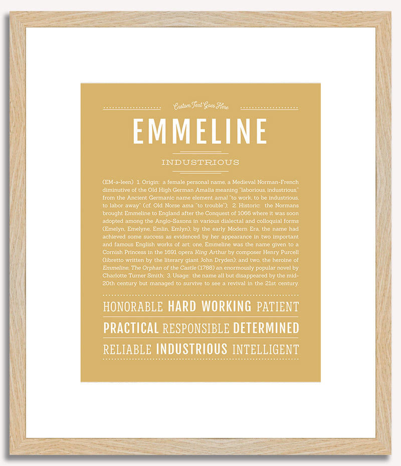 Emmeline | Name Art Print