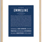 Emmeline | Name Art Print