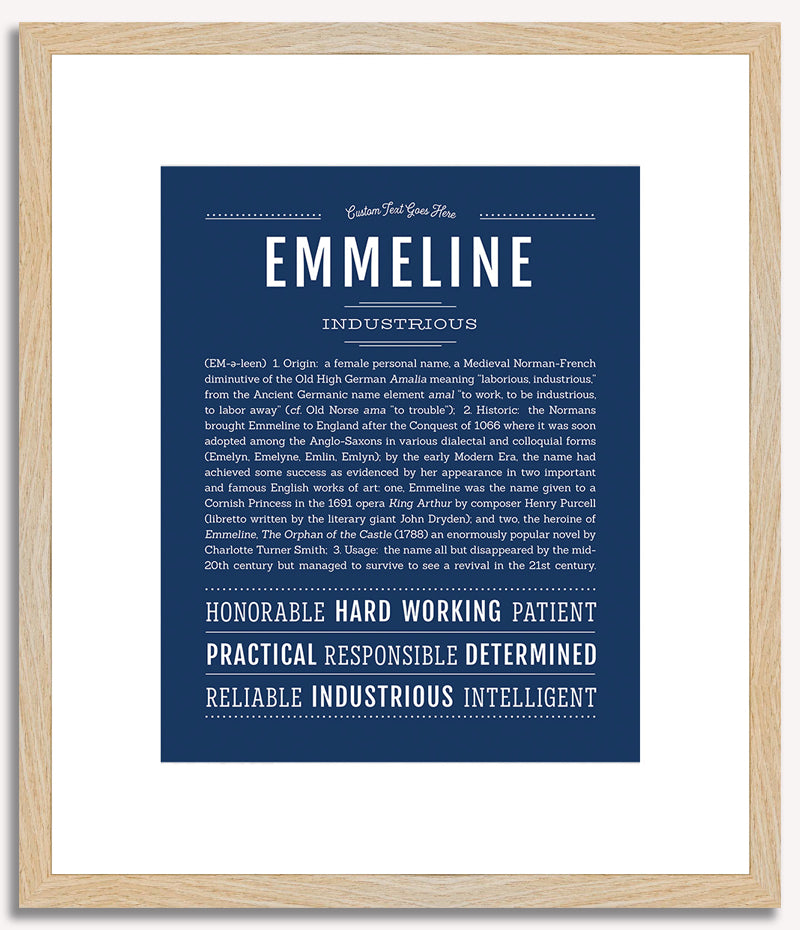 Emmeline | Name Art Print