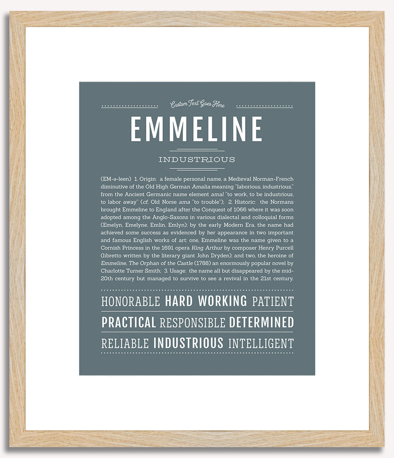 Emmeline | Name Art Print