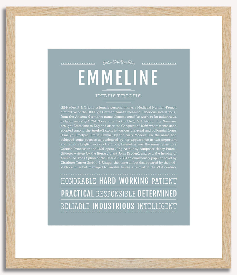 Emmeline | Name Art Print