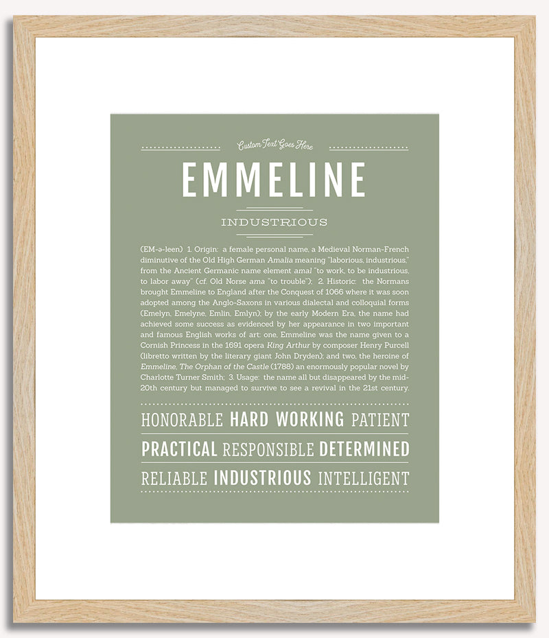 Emmeline | Name Art Print