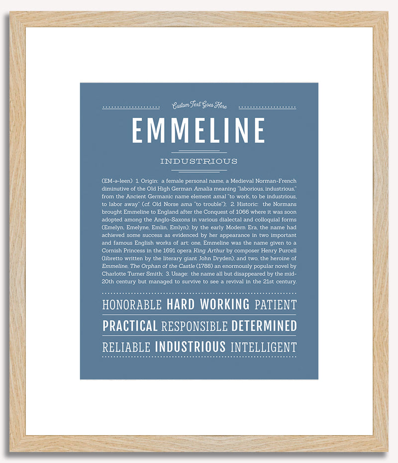 Emmeline | Name Art Print