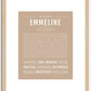 Emmeline | Name Art Print