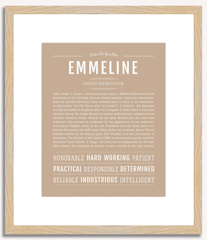 Emmeline | Name Art Print