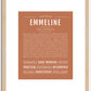 Emmeline | Name Art Print