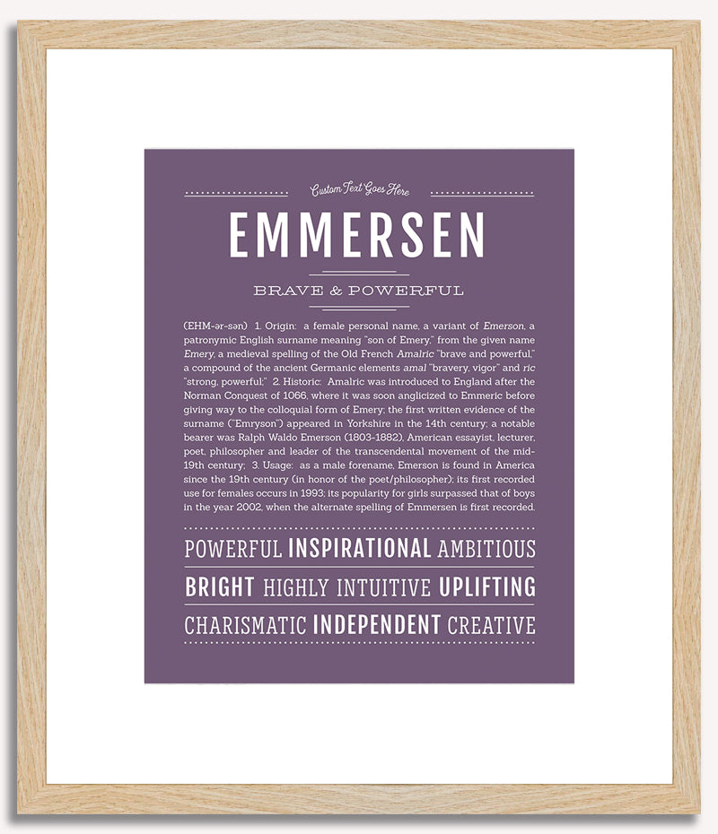 Emmersen | Name Art Print