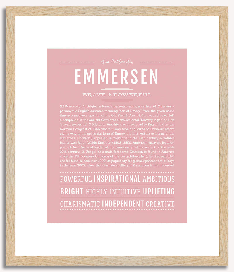 Emmersen | Name Art Print