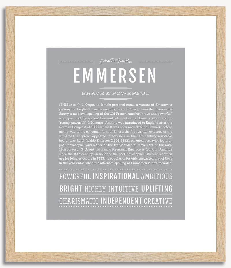 Emmersen | Name Art Print