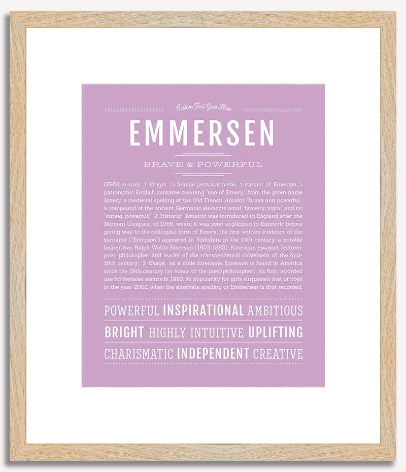 Emmersen | Name Art Print