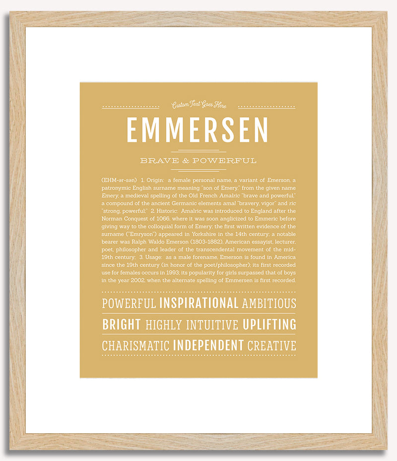 Emmersen | Name Art Print