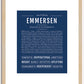 Emmersen | Name Art Print