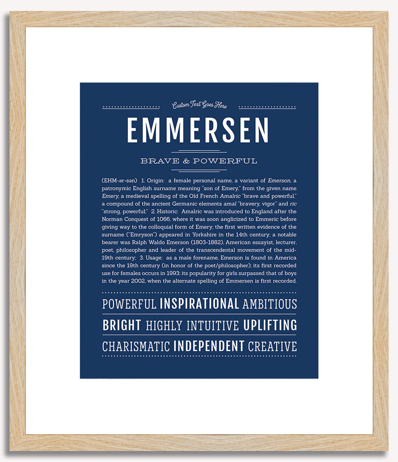 Emmersen | Name Art Print