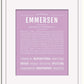 Frame Options | Lilac | White Frame, Matted