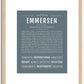 Emmersen | Name Art Print