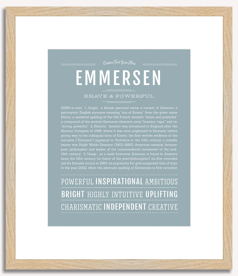 Emmersen | Name Art Print