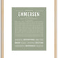 Emmersen | Name Art Print