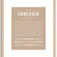 Emmersen | Name Art Print