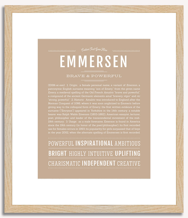 Emmersen | Name Art Print